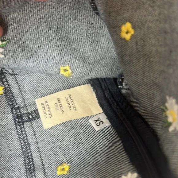 Miaou Daisy Crop Top | Kelly Cap Sleeve - XS - Picture 7 of 7